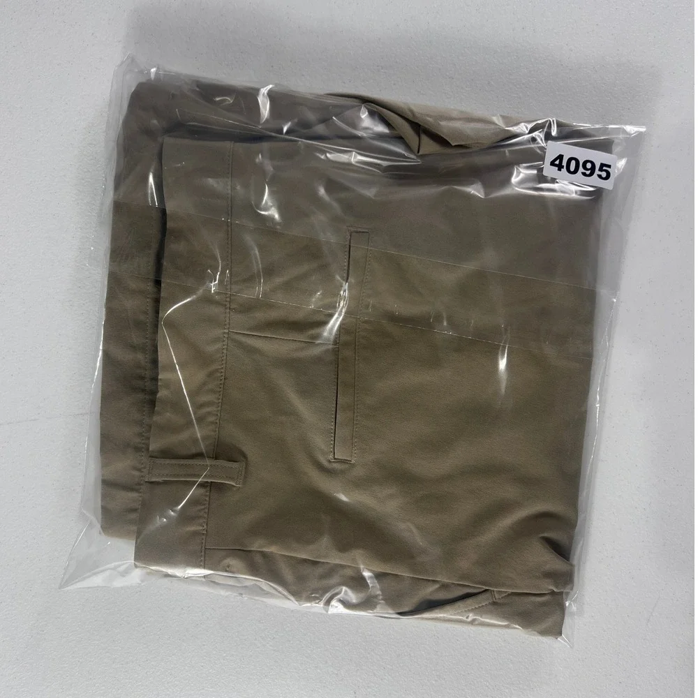 Adidas Mens Golf Shorts Size 36 Brown Khaki Stretch Primegreen Performance